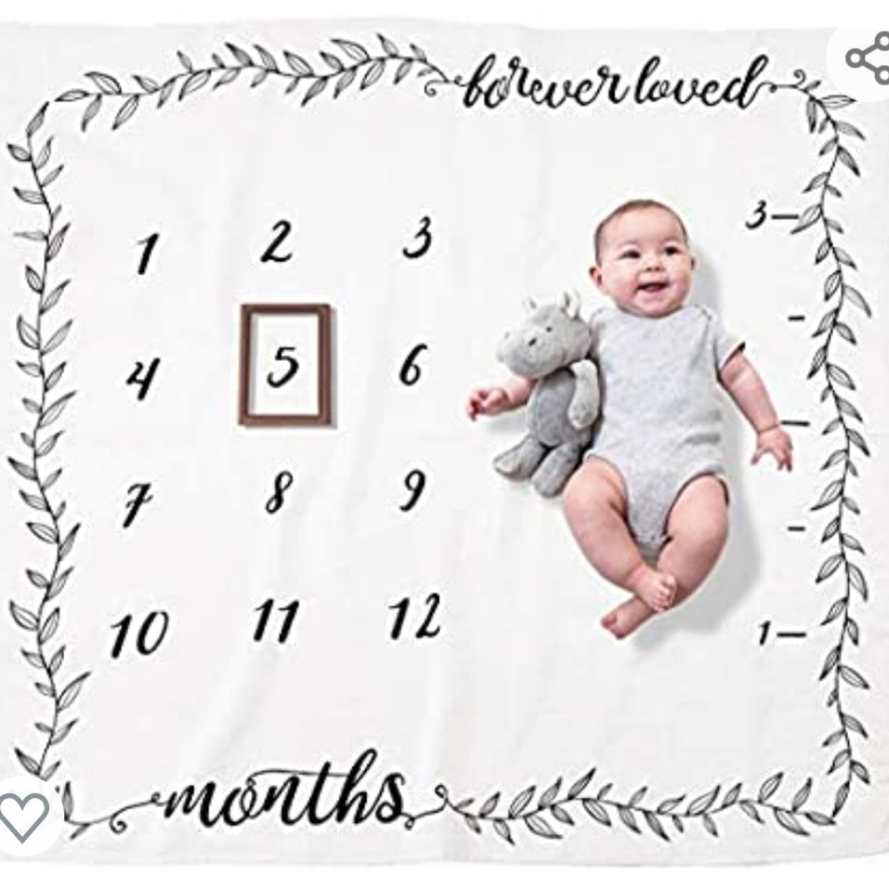 Organic Milestone Blanket